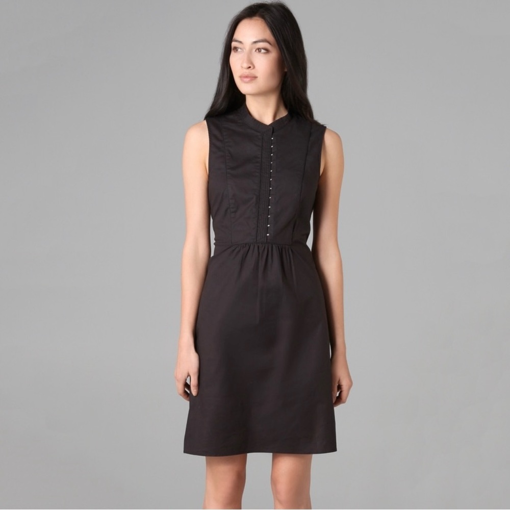 Theory Silk Cyrena Dress Black size 2